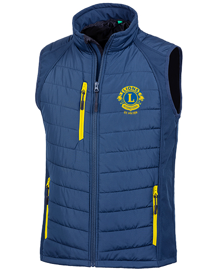 Result® recycled Herren Padded Softshell Gilet R238X LIONS