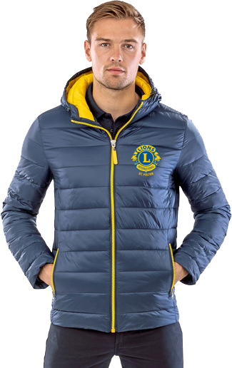 Result® Herren Snow Bird wattierte Steppjacke mit Kapuze R194M LIONS 